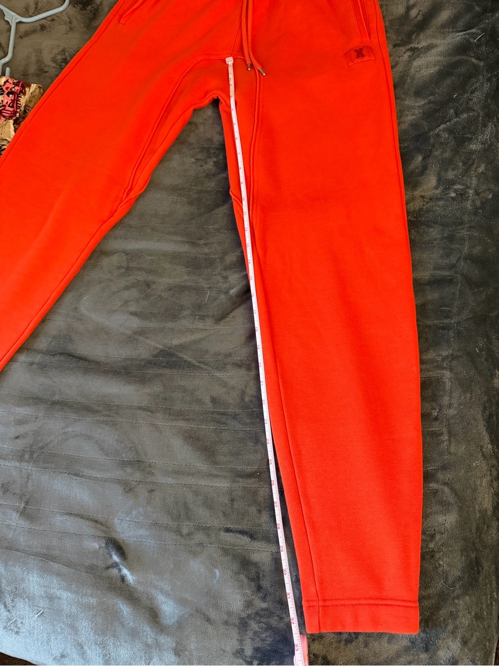 Savage X Fenty Orange Fleece Sweatpants Joggers XS - Picture 6 of 14